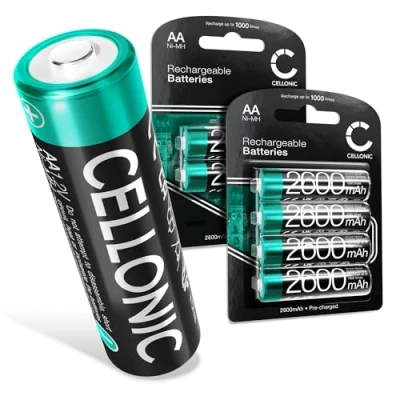Abbildung von CELLONIC® Ersatzakku für Siemens Gigaset C620 / C620A C620H Telefon Ersatz Akku 4X AA Mignon LR6, 2600mAh wiederaufladbare Batterie Telefonakku