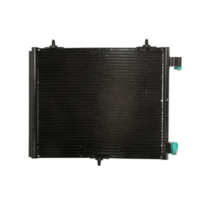 Abbildung von THERMOTEC KTT110052 Klimakondensator mit Trockner 460 X 371 16 mm Aluminium PEUGEOT: 207 Schrägheck, CC, SW, CITROËN: DS3 Schrägheck