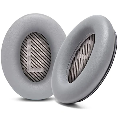 Abbildung von WC Wicked Cushions Ersatzohrpolster Kompatibel mit Bose QuietComfort 35 (QC35) &amp; 35ii (QC35ii) Kopfhörern mehr Verbesserter Komfort Haltbarkeit Silver