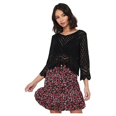 Abbildung von JDY NEW SUN Strickpullover, Damen, Größe: XXL, Black