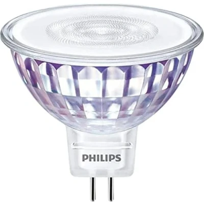 Abbildung von Philips LED Classic GU5.3 Lampe, 50 W, Reflektor, silber, neutralweiß