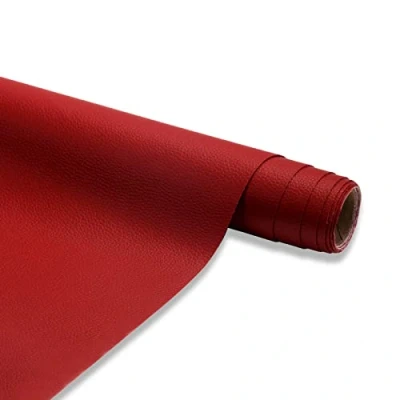 Abbildung von Leder Patch Selbstklebend 150 X 40 cm, Reparatur PU Lederreparaturband für Sofas, Handtaschen, Jacken, Autositze, Möbel und Renovierung, Rot