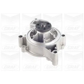 Abbildung von GRAF PA957 Wasserpumpe mit Dichtung ohne Deckel mechanisch Thermoplast für Keilrippenriementrieb OPEL: Insignia A Sports Tourer, Zafira B