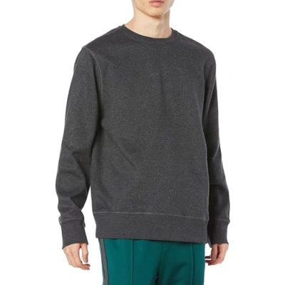 Abbildung von Amazon Essentials Herren Fleece Sweatshirt mit Rundhalsausschnitt (erhältlich in Big &amp; Tall), Dunkelgrau Meliert, XXL Große Größen Tall