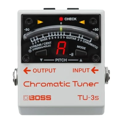 Abbildung von BOSS TU 3S Chromatisches Tuner Pedal, 21 Segment LED Anzeige mit einstellbarer Helligkeit