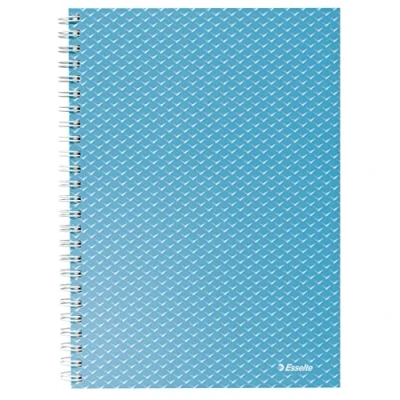 Abbildung von 4 x Esselte Collegeblock Colour&#039;Breeze A5 liniert 80 Blatt blau