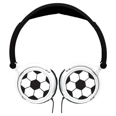 Abbildung von Lexibook Faltbarer kabelgebundene Kopfhörer mit Fußballdesign