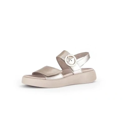 Abbildung von Gabor Riemensandalette, Damen, Größe: 37, Puder Schuhe