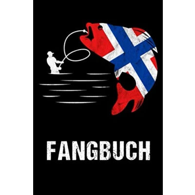 Abbildung von Fangbuch: A5 Logbuch mit Tabellen für Angler und Anglerinnen I Angel Log Norwegen Sessions Tagebuch Fischer Notizbuch Angelkumpel