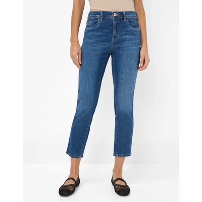 Abbildung von BRAX Style Carola Jeans Slim Fit, Damen, Größe: 38xS, Used stone blue
