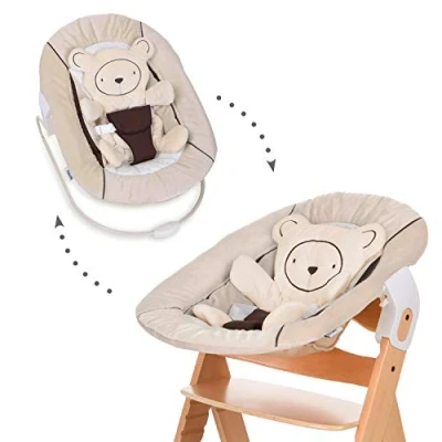 Abbildung von Hauck Alpha 2 in 1 Babywippe Hearts, Beige