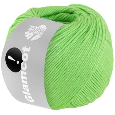 Abbildung von LANA GROSSA Glamcot Zart glänzende, multifile Baumwoll Viskosemischung Handstrickgarn aus 60% Lyocell (Tencel TM) &amp; 40% Baumwolle 50g Wolle zum Stricken Häkeln 155m Garn