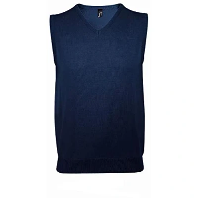 Abbildung von Sols Unisex Gentlemen Pullunder mit V Ausschnitt (XS) (Marineblau)