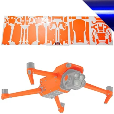 Abbildung von WRAPGRADE Skin Kompatibel mit DJI Mavic 3 Pro Full Wrap (Stratosphere Blue)