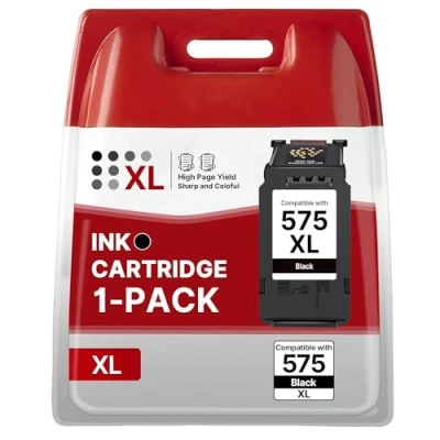 Abbildung von RUDGUZ Druckerpatronen 575 XL PG 575XL Kompatibel für Canon PG575 Patronen TS3550i TR4750i TS3551i TR4751i TR4755i TR4756i TS3750i (1er Pack, Schwarz)