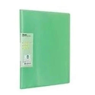 Abbildung von Pentel DCF343D Recycology Präsentationsmappe Vivid aus 50% recyceltem PP, A4, 30 Taschen, grün