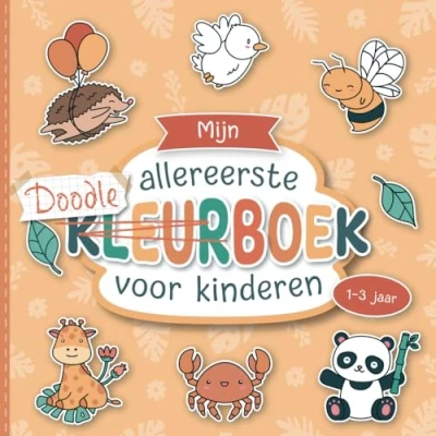 Abbildung von Mijn allereerste kleurboek voor kinderen van 1 3 jaar: Prachtig vormgegeven met grote plaatjes om in te kleuren Bevordert de creativiteit en motoriek