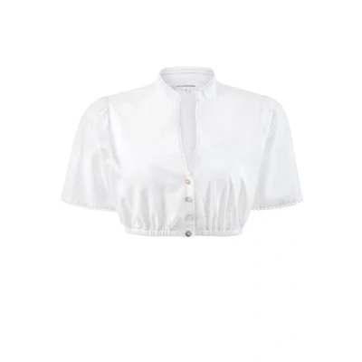 Abbildung von Stockerpoint Damen Dorette Dirndlbluse, Weiss, 46