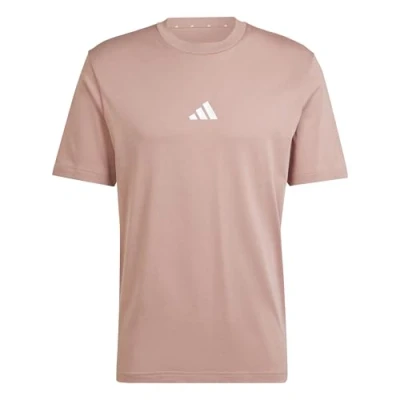 Abbildung von adidas Sportswear Essentials Small LOGO Single Tshirt basic, Herren, Größe: Small, Warm clay/white