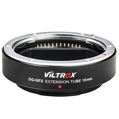 Abbildung von VILTROX DG GFX 18mm Autofokus Makro Verlängerungsrohr Objektiv Adapter, unterstützt TTL/AF für FUJIFILM GFX100, 50S, 50R Kamera auf G Mount