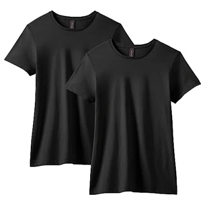 Abbildung von Gildan Damen Softstyle Cotton, Style G64000l, Multipack T Shirt, Schwarz (2er Pack), XX Large