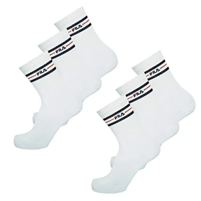 Abbildung von Fila F9092, Socken Uni, weiß, 35/38