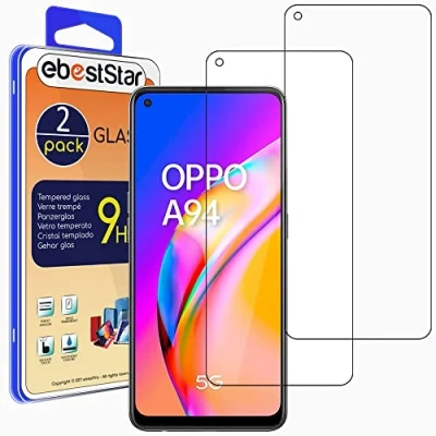 Abbildung von ebestStar {2 Stück) Panzer Schutz Glas für Oppo A94 5G, 3D Displayschutz, 9H gehärte Glas, Abgerundete, Blasenfrei