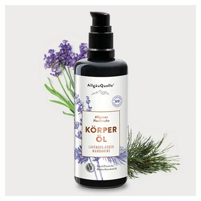 Abbildung von Bio Körperöl Allgäuer Nachtruhe Pflegeöl 100 ml