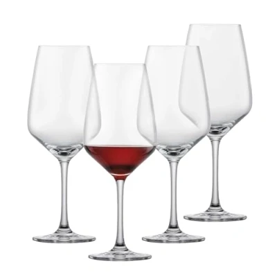 Abbildung von SCHOTT ZWIESEL Rotweinglas Tulip (4er Set), zeitlose Weingläser für Rotwein, spülmaschinenfeste Tritan Kristallgläser, Made in Germany (Art. Nr. 123606)