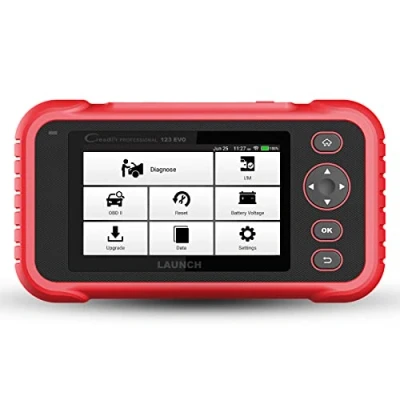 Abbildung von LAUNCH Europe CRP123EVO OBD2 Diagnosegerät Auto Auslesegerät Kfz Diagnose Tester Ölservice/Inspektion, Lenkwinkelsensor, Drosselklappe, Motor ABS SRS Automatik Getriebe, Code Scanner WiFi Touchscreen