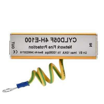 Abbildung von PUSOKEI Blitzableiter Thunder Blitzableiterschutz Blitz und Blitzschutz RJ45 RJ11 Adapter Ethernet Netzwerk Überspannungsschutz