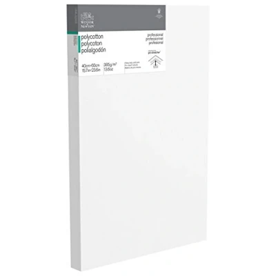 Abbildung von Winsor &amp; Newton 6206056 Professional Keilrahmen Deep Edge aus Baumwollmischgewebe, 385 g/m², 3 fach grundiert, mittlere Körnung, ideal für die Ölfarben und Acrylfarben 40x60cm