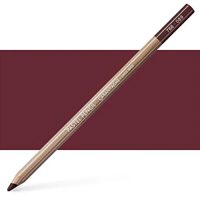 Abbildung von Caran d&#039;Ache Pastell Pencil Farbstift Artist Farbstifte Bleistift/ 3 Stück/Pack Farbe: 089 Dark Carmine (788.089)