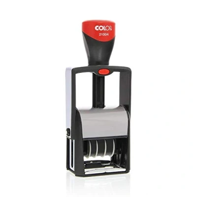 Abbildung von Colop 106934 2100/4 Datumstempel deutsch Rot Schwarz 4 mm Schrifthöhe