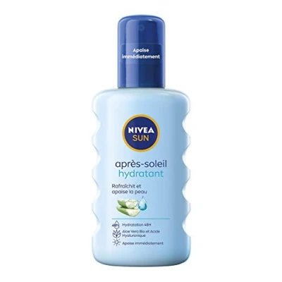 Abbildung von NIVEA Sun After Spray (1 x 200 ml), Feuchtigkeitsspendendes Körperspray mit Bio Aloe Vera für intensive und langanhaltende Feuchtigkeit
