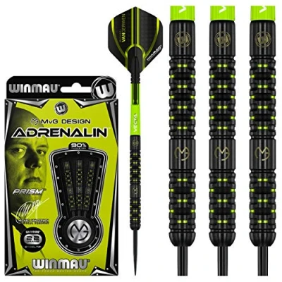 Abbildung von Winmau Dartpfeil MvG Adrenalin Steeldart 1441 22 g, Design