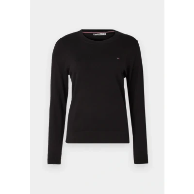 Abbildung von Tommy Hilfiger Stitch Strickpullover, Damen, Größe: XS, Black