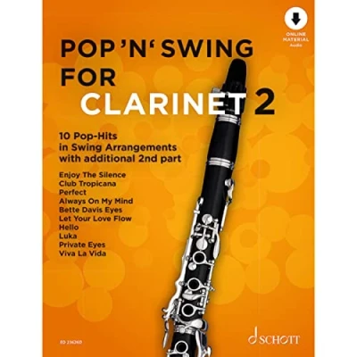Abbildung von Pop &#039;n&#039; Swing for Clarinet: 10 Hits in Arrangements zusätzlich mit 2. Stimme. Band 1 2 Klarinetten. (Pop Clarinet, 2)
