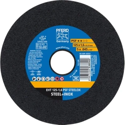 Abbildung von PFERD EHT 125 1,6 PSF STEELOX, Stahl, Edelstahl, PFERD, 12,5 cm, 12200 RPM, 25 Stück(e)