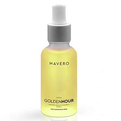 Abbildung von MAVERO GOLDENHOUR Vitamin C Serum Gesicht mit Hyaluronsäure, Kiwi &amp; Ananas Extrakte, Gesichtsserum, Hyaluronic Acid Gesichtspflege, Hyaluron hochdosiert, Skincare