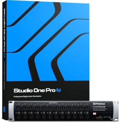 Abbildung von PreSonus StudioLive 24R, Rackmount Digitalmischer, 32 Kanal, Stagebox und Audio Interface, 26 Eingänge