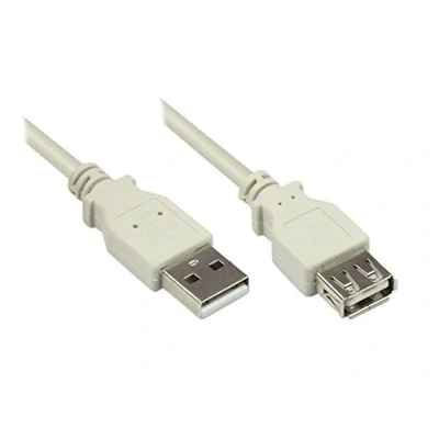 Abbildung von Good Connections 2511 OF5 Verlängerungskabel USB 2.0 Stecker A auf Buchse A, 5m grau