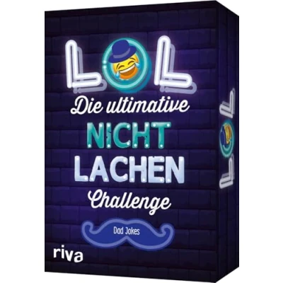 Abbildung von LOL Die ultimative Nicht lachen Challenge Dad Jokes: mit den besten Witzen, Flachwitzen, Scherzfragen für Erwachsene. Partyspiel Trinkspielvariante. Ab 18 Jahren