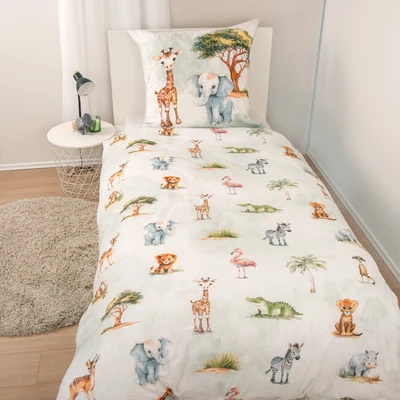 Abbildung von Herding Young Collection Bettwäsche Safari, Flanell, 2 teilig