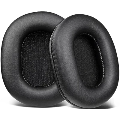 Abbildung von SOULWIT® Professionelle Ersatz Ohrpolster für ATH Audio Technica DJ Kopfhörer M50x / M50xBT M50RD M40X M30x M20x MSR7/SX1
