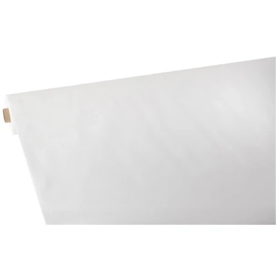 Abbildung von Papstar, Tischdecke, stoffähnlich, Vlies &quot;soft selection plus&quot; 25 m x 1,18 weiss auf Rolle, #84935, Weiß