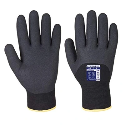 Abbildung von Portwest Artcic Winter Handschuh, Größe: XXL, Farbe: Schwarz, A146BKRXXL