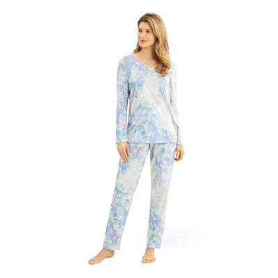 Abbildung von Rösch Pyjama im Federdruck Art Style Baumwolle/Modal 1243751 46 16585