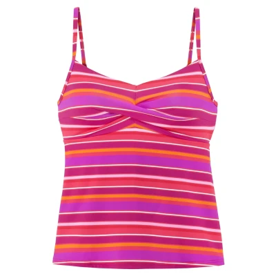 Abbildung von s.Oliver Tankini Bikinitop, Damen, Größe: 44xC, Pink bedruckt