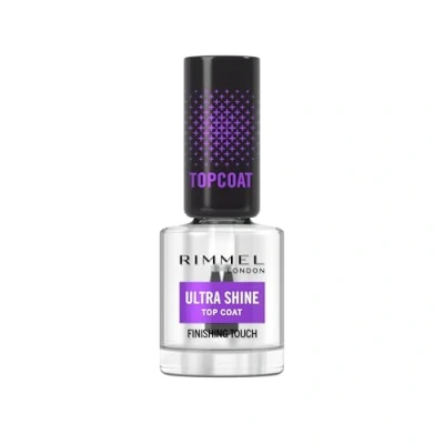 Abbildung von Rimmel London, ultra Shine Top Coat Coat, brilliant und langanhaltend, schützt die Farbe, vegane Formel, 12 ml